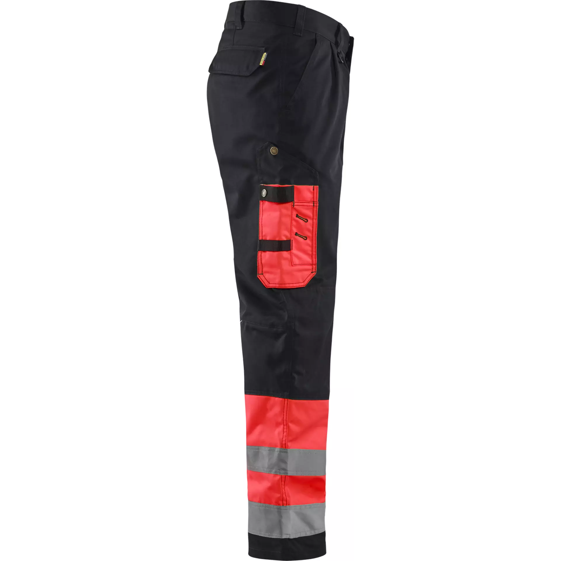 Blåkläder 158418605599, High Vis Work Pants, Red/Black, image 2