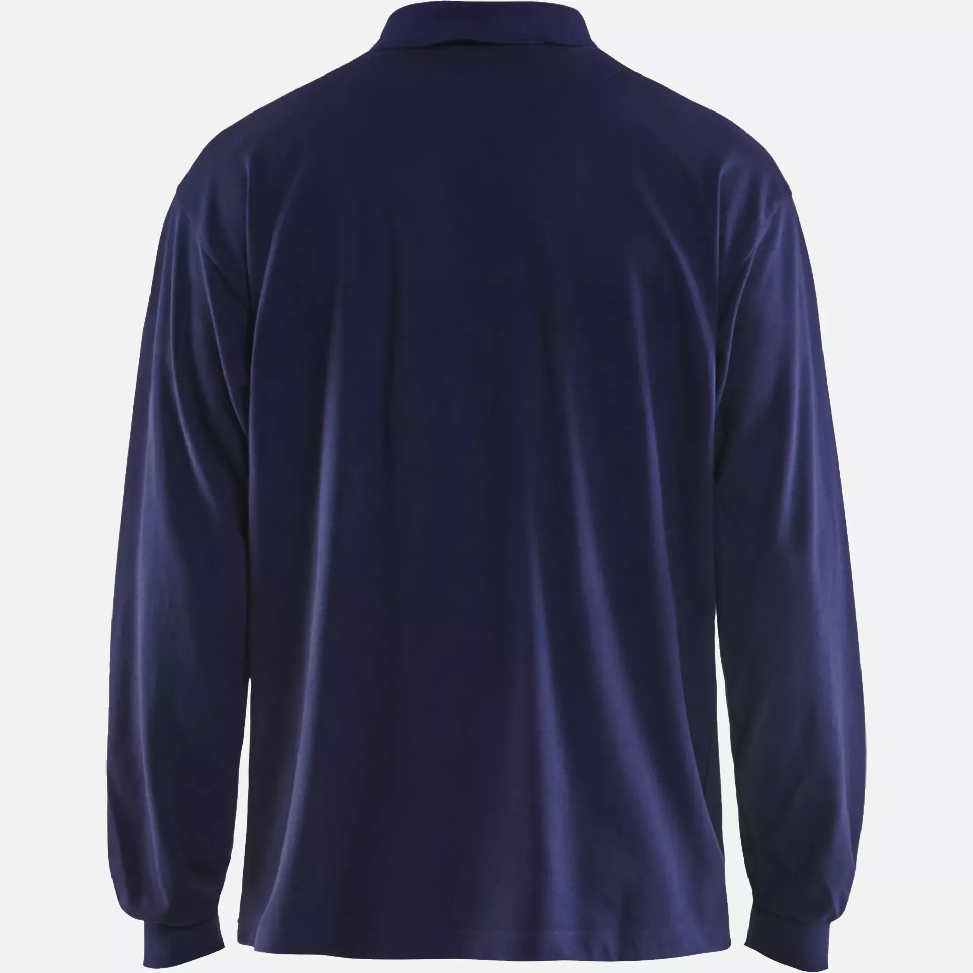 Blaklader 337417418900, Flame Resistant Long Sleeve Polo, Navy, image 4