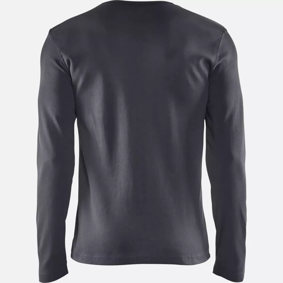 Blaklader 331410329800, Long Sleeve T-Shirt, Dark Grey, image 2, gallery thumbnail
