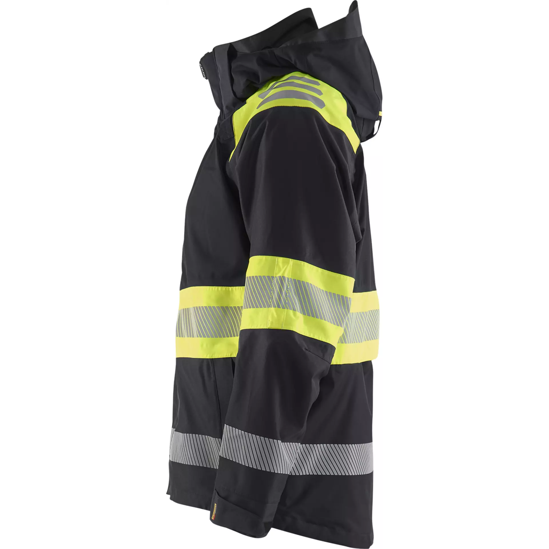 Blåkläder 442019779933, High Vis Shell Jacke, Schwarz/Gelb, image 3