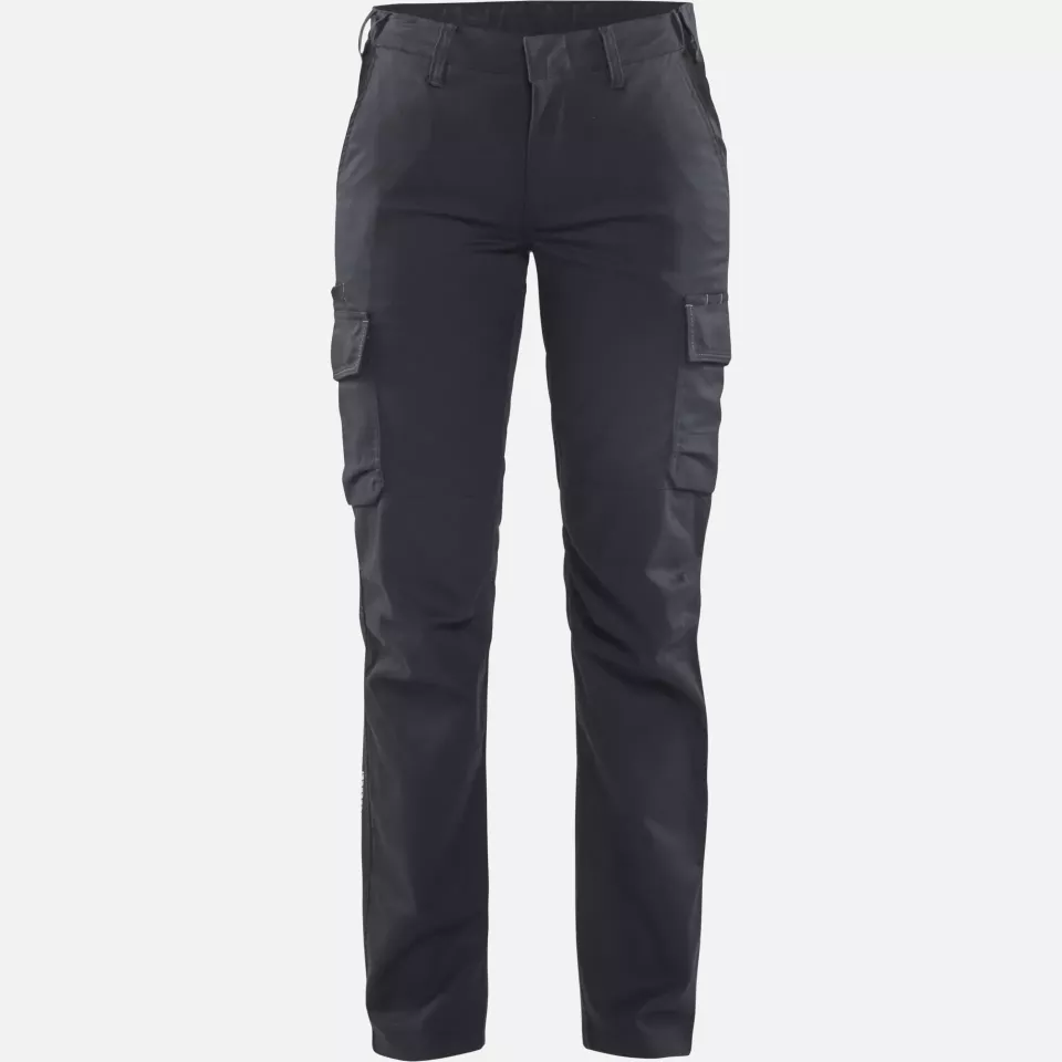 Blaklader 714418329699, Women's Stretch Industry Work Trousers, Medium Grey/Black, image 1, gallery thumbnail