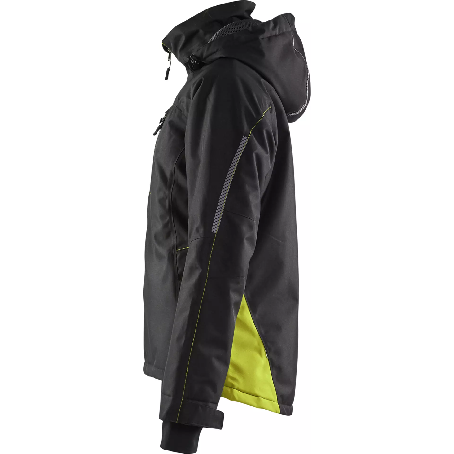 Blåkläder 497219779933, Women's Lined Lightweight Winter Jacket, Black/Yellow, image 3