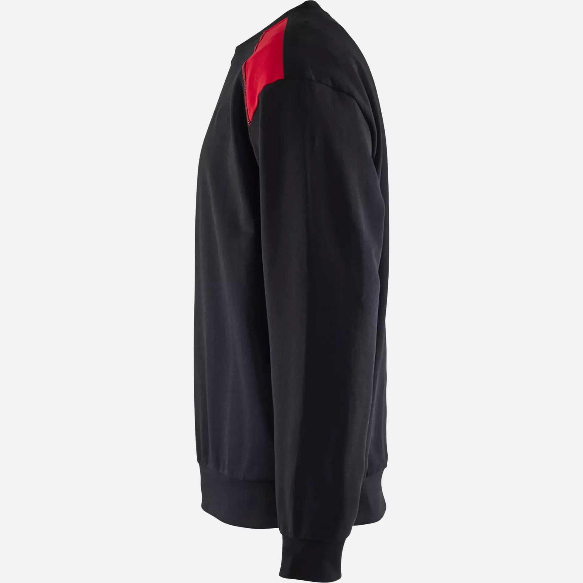 Blaklader 358011589956, Sweatshirt, Black/Red, image 3