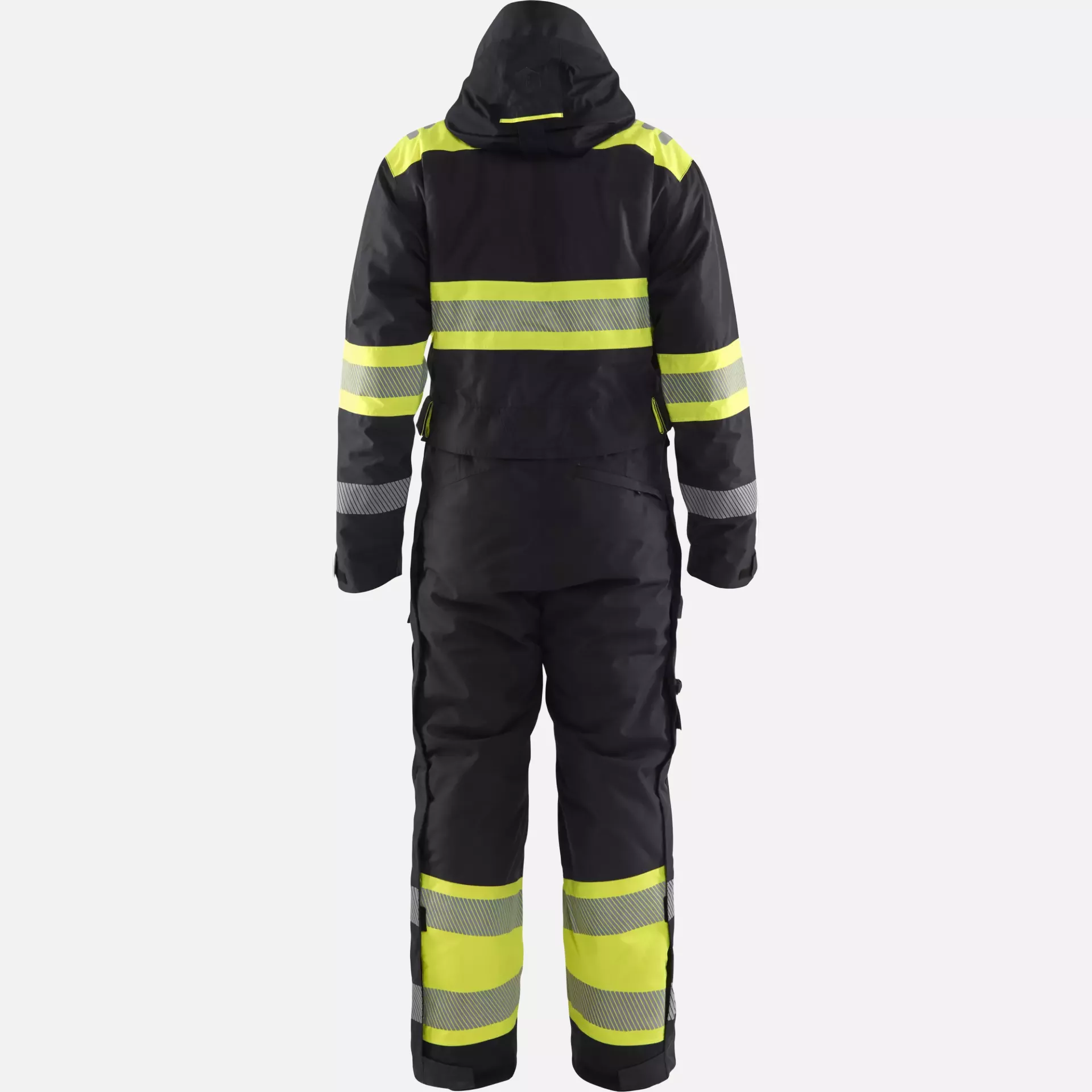 Blaklader 672019779933, Hi-Vis Winter Coverall, Black/Yellow, image 4