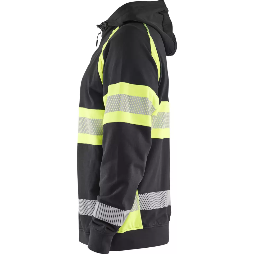 Blaklader 355211589933, High Vis Kapuzenjacke, Schwarz/Gelb, image 3, gallery thumbnail
