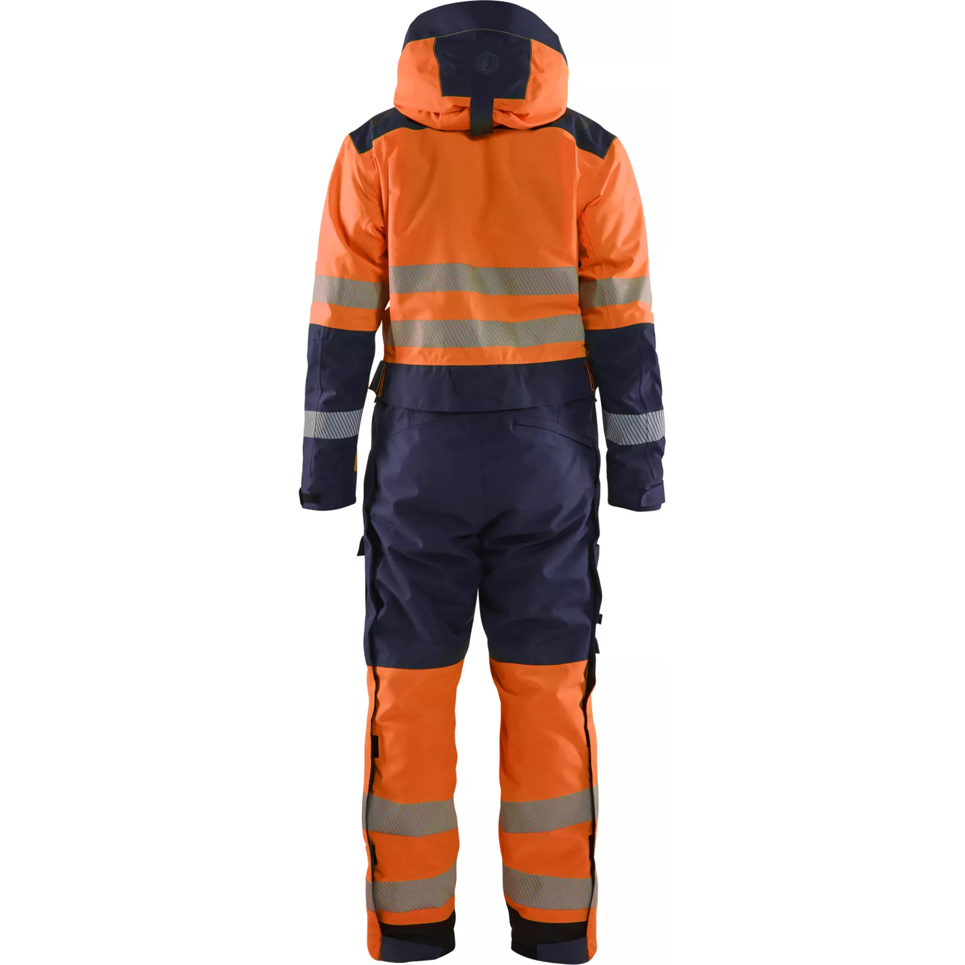 Blaklader 672519775389, High Vis Winter Coverall, Orange/Navy, image 4