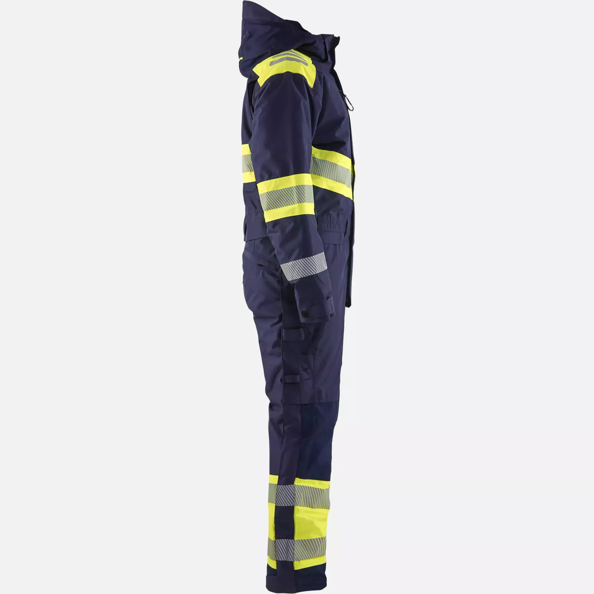 Blaklader 672019778933, High Vis Winter Coverall, Navy/Yellow, image 2