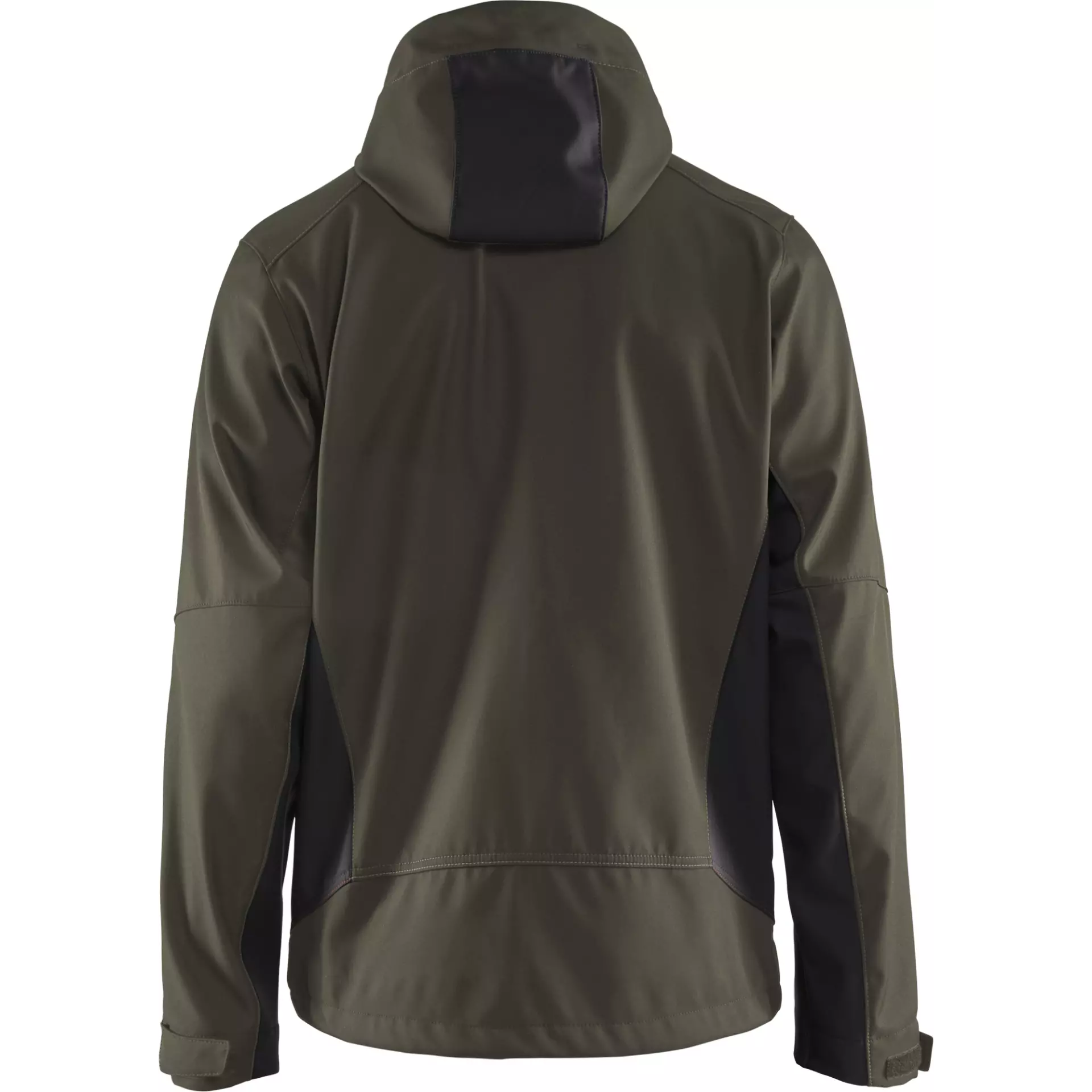 Blåkläder 475325164599, Hooded Softshell Jacket, Dark Olive Green/Black, image 4