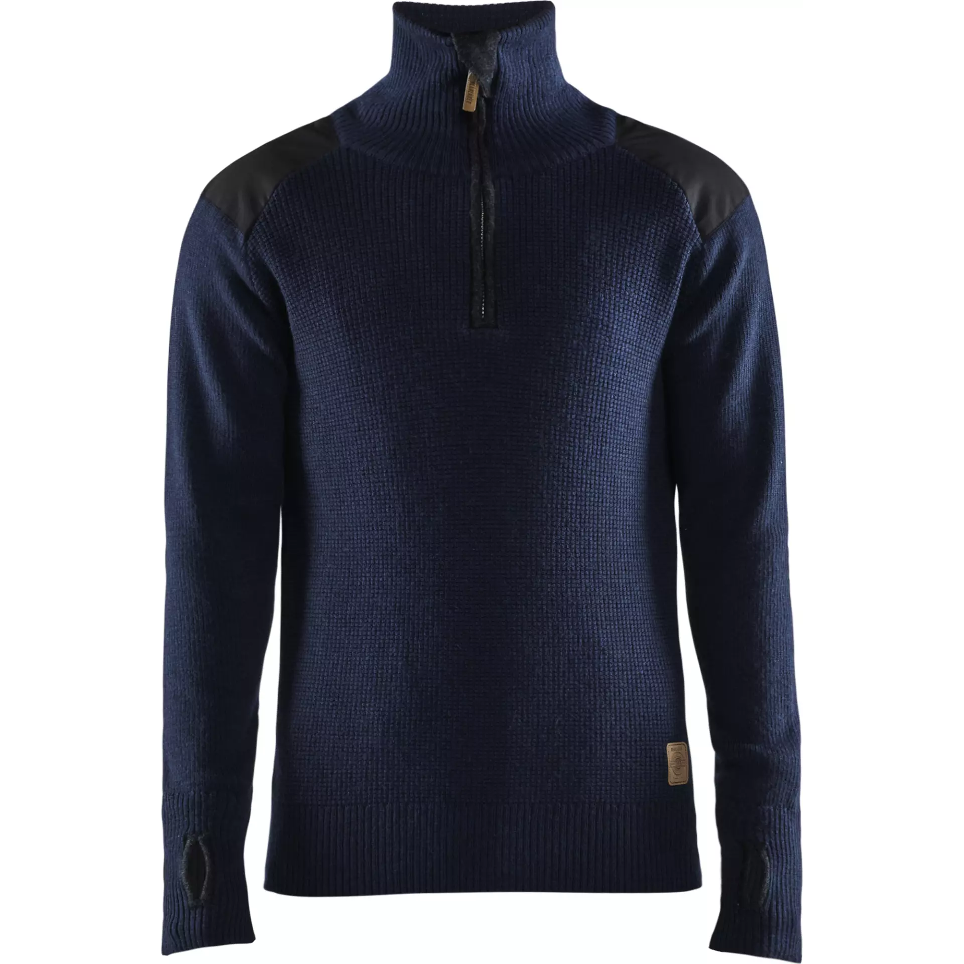 Blåkläder 463010718698, Wool Sweatshirt, Dark Navy Blue/Dark Grey, image 1
