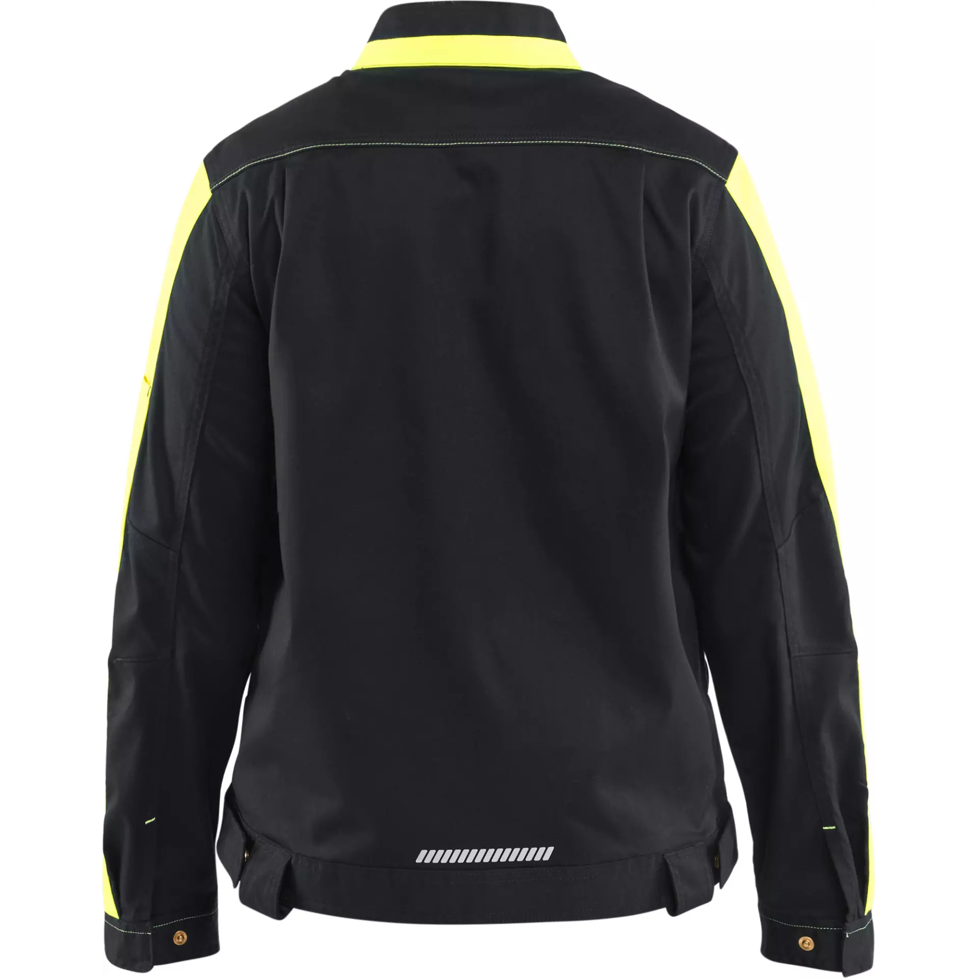 Blaklader 444318329933, Ladies Industrial Stretch Jacket, Black/Yellow, image 4