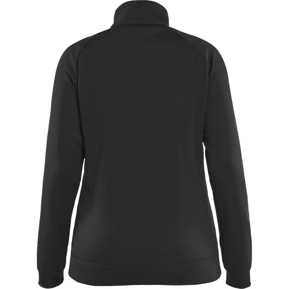 Blåkläder 341925269998, Ladies Hybrid Sweatshirt, Black/Dark Grey, image 4, gallery thumbnail