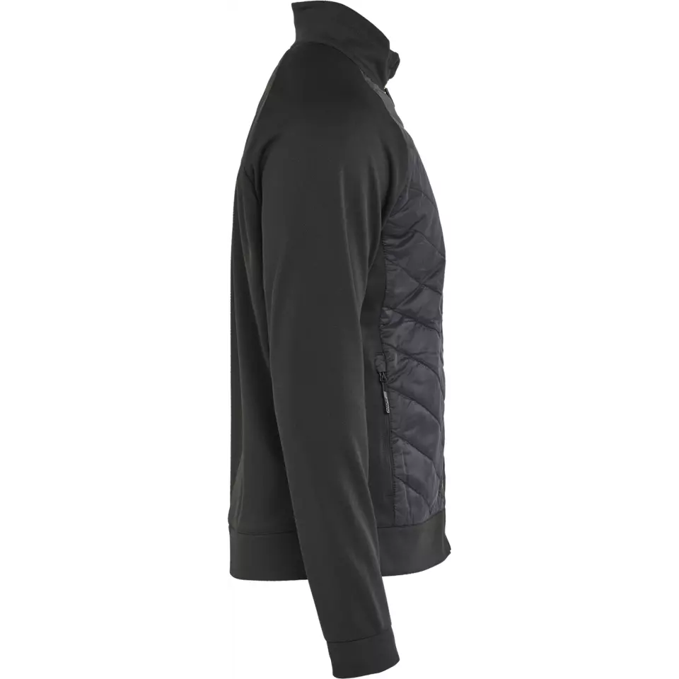 Blåkläder 341825269933, Hybrid Sweater, Black/Hi-Vis Yellow, image 2, gallery thumbnail