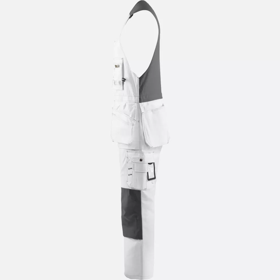 Blaklader 253212101098, Bib and Brace, White/Dark Grey, image 3, gallery thumbnail