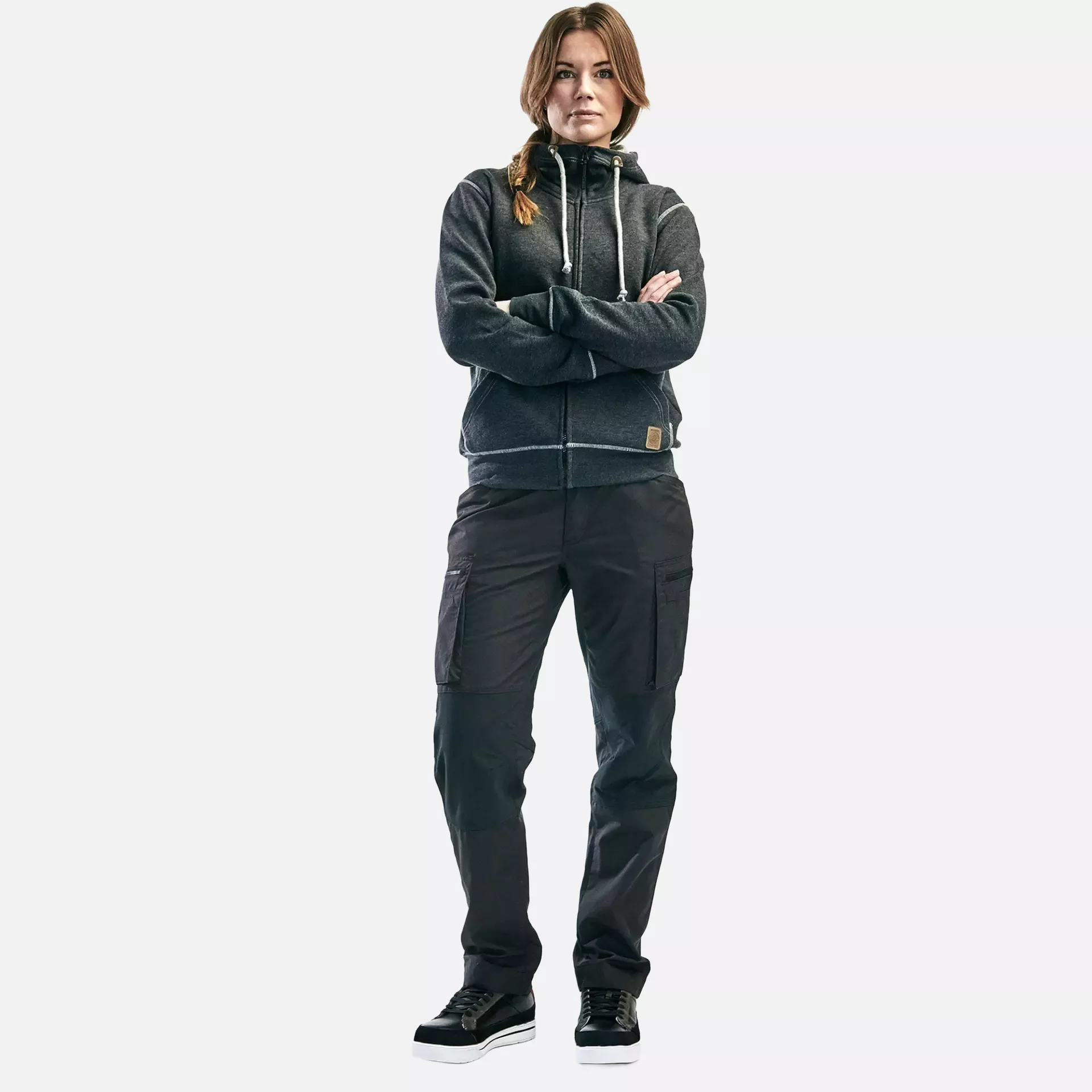 Blaklader 715918459899, Women's Stretch Work Trousers, Dark Grey/Black, image 5