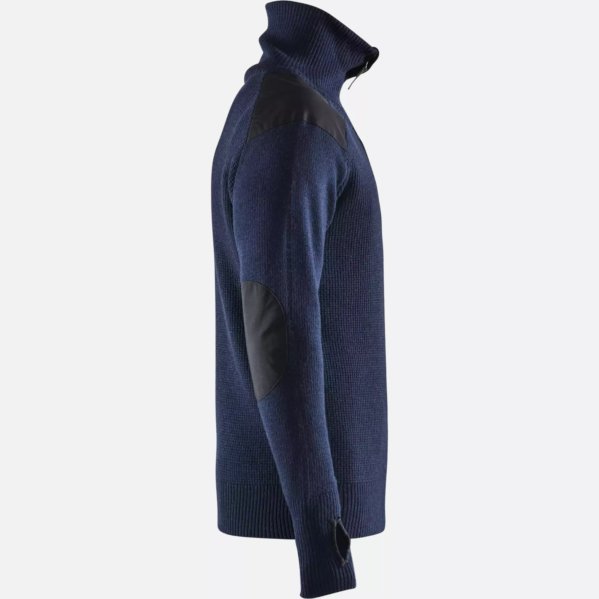 Blaklader 463010718698, Wool Sweatshirt, Dark Navy/Dark Grey, image 2