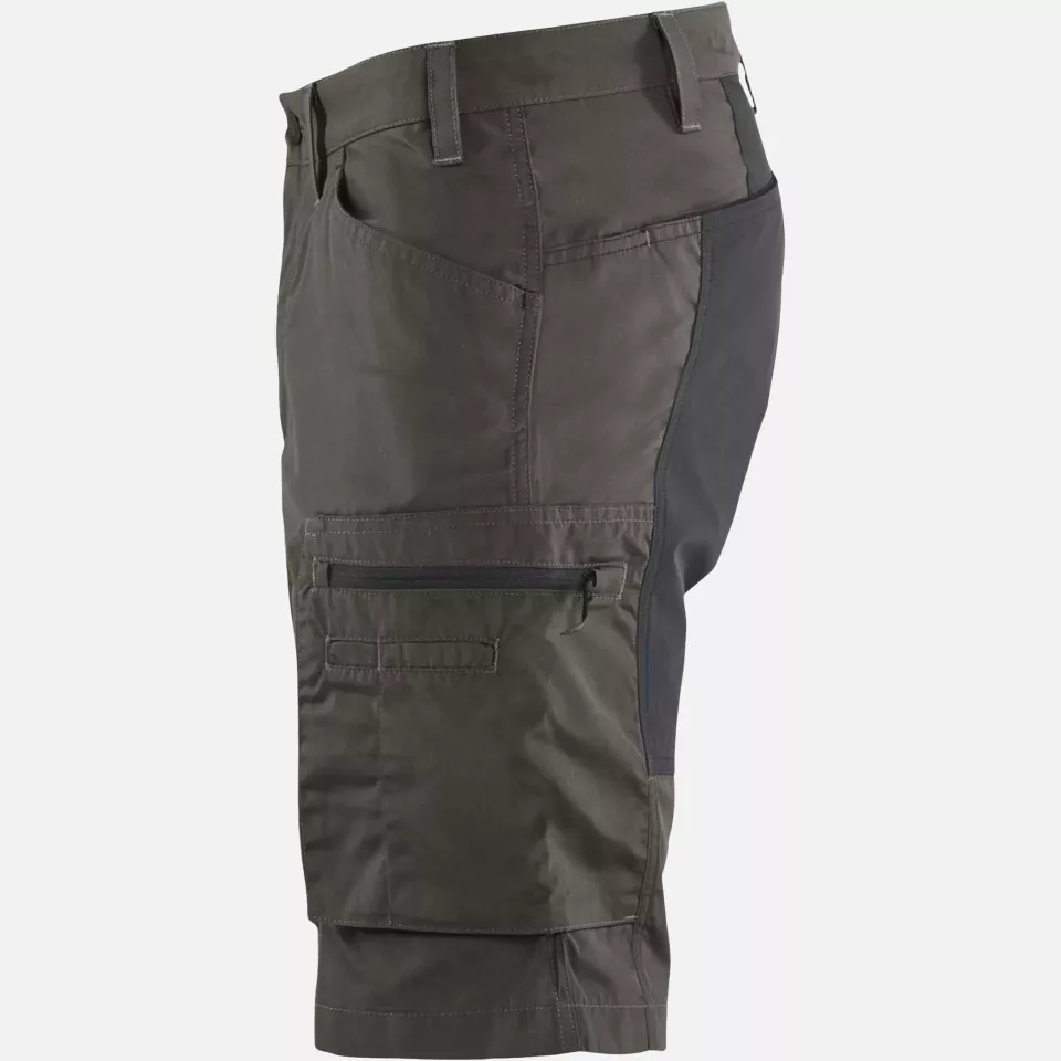 Blaklader 144918454599, Shorts Stretch, Dunkel Olivgrün/Schwarz, image 3, gallery thumbnail