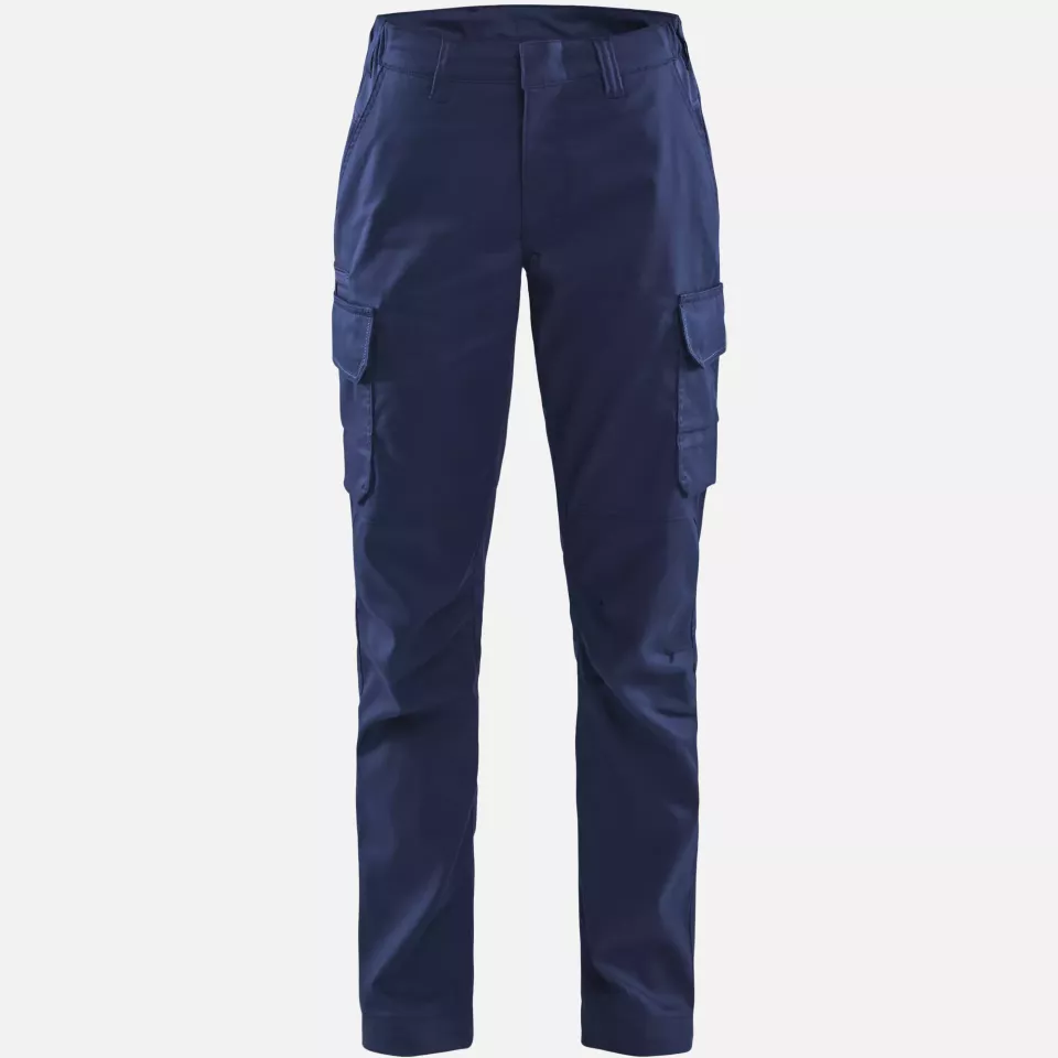 Blaklader 714418328985, Ladies Stretch Industry Work Trousers, Navy/Royal Blue, image 1, gallery thumbnail