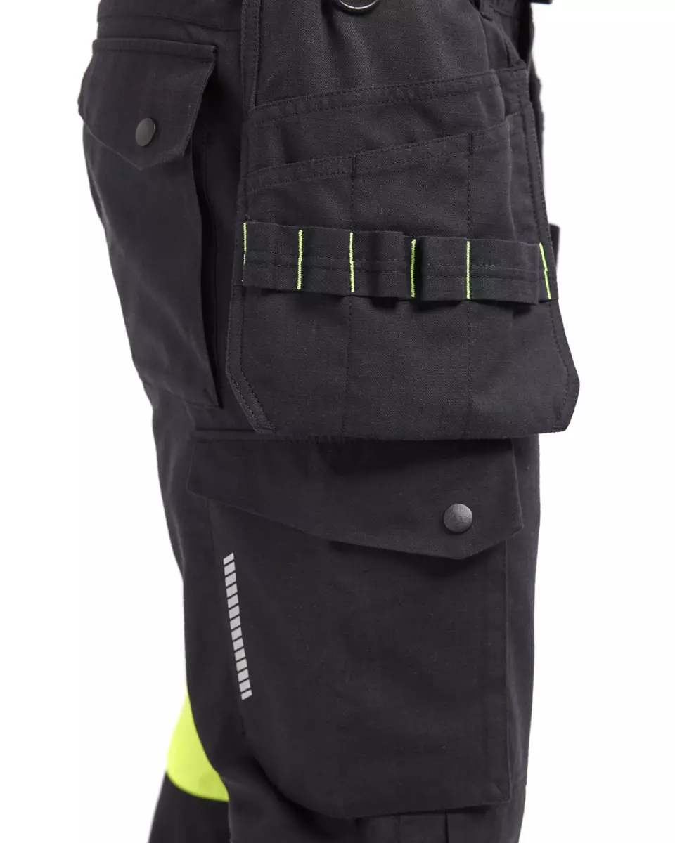 Blaklader 710815129933, Damen Handwerker Arbeitshose, Schwarz/Gelb, image 7, gallery thumbnail