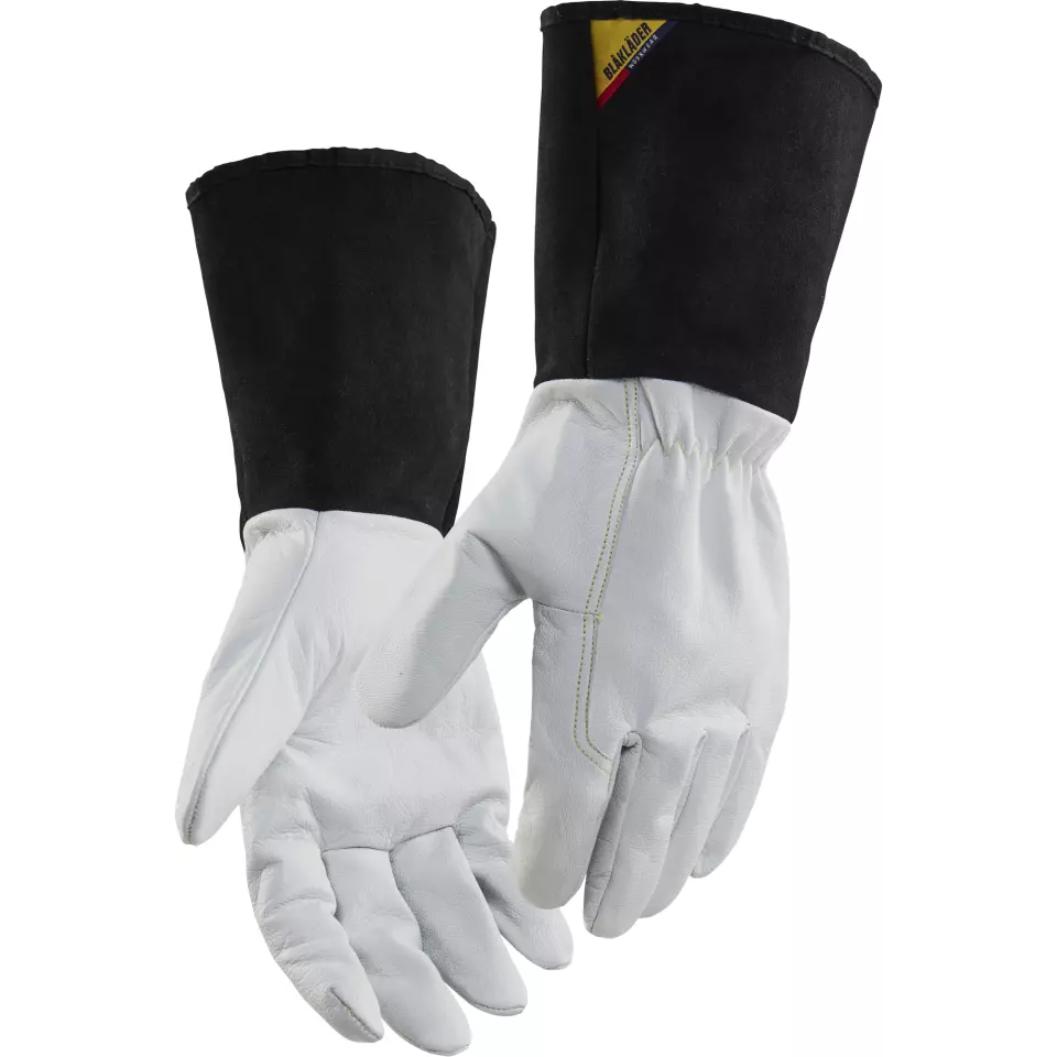 Blaklader 283914601098, Welding Glove, White/Dark Grey, image 1, gallery thumbnail