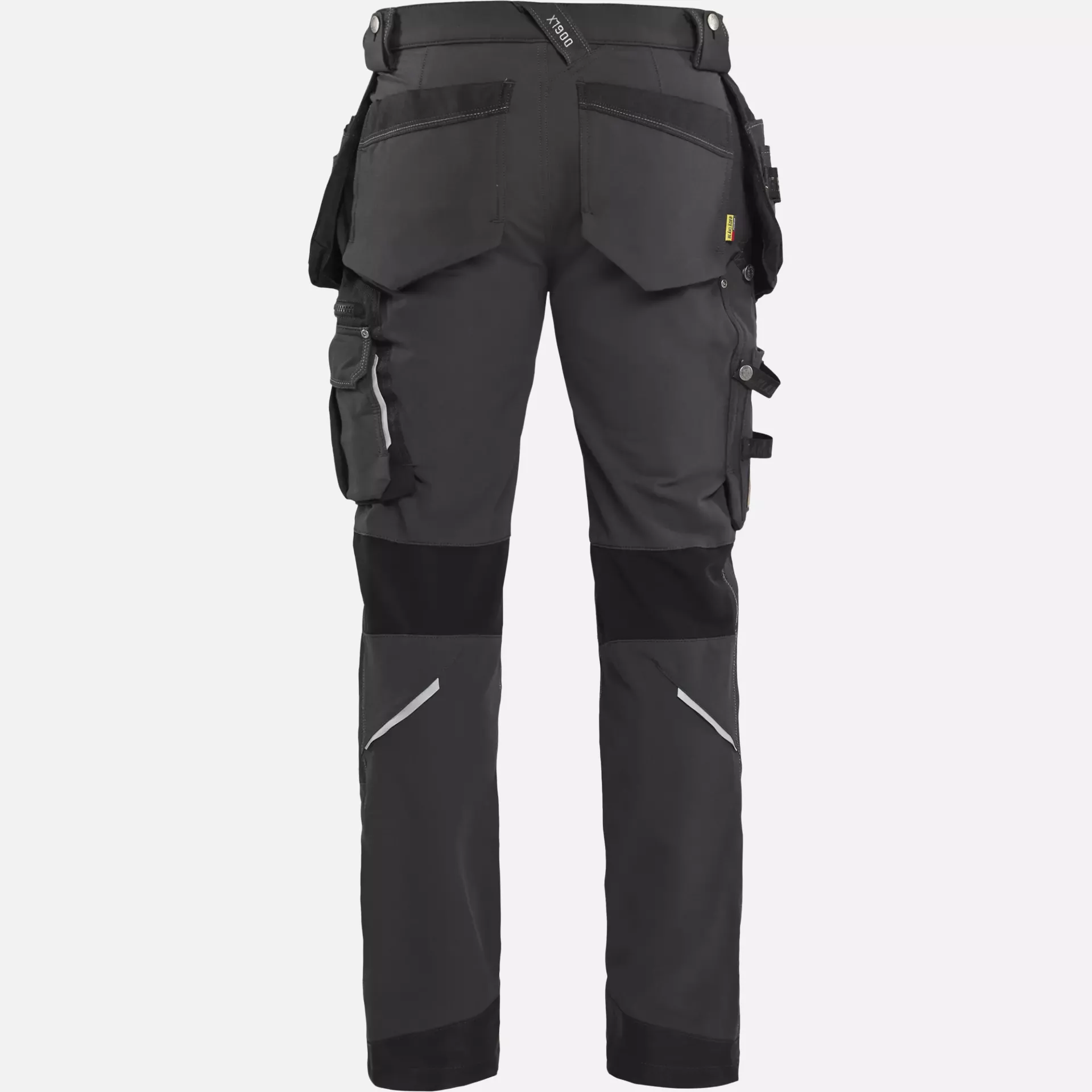 Blaklader 199816449899, X1900 4-Way Stretch Craftsman Work Trousers, Dark Grey/Black, image 4