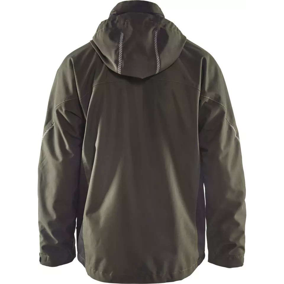 Blaklader 489019774599, Lined Lightweight Winter Jacket, Dark Olive Green/Black, image 4, gallery thumbnail