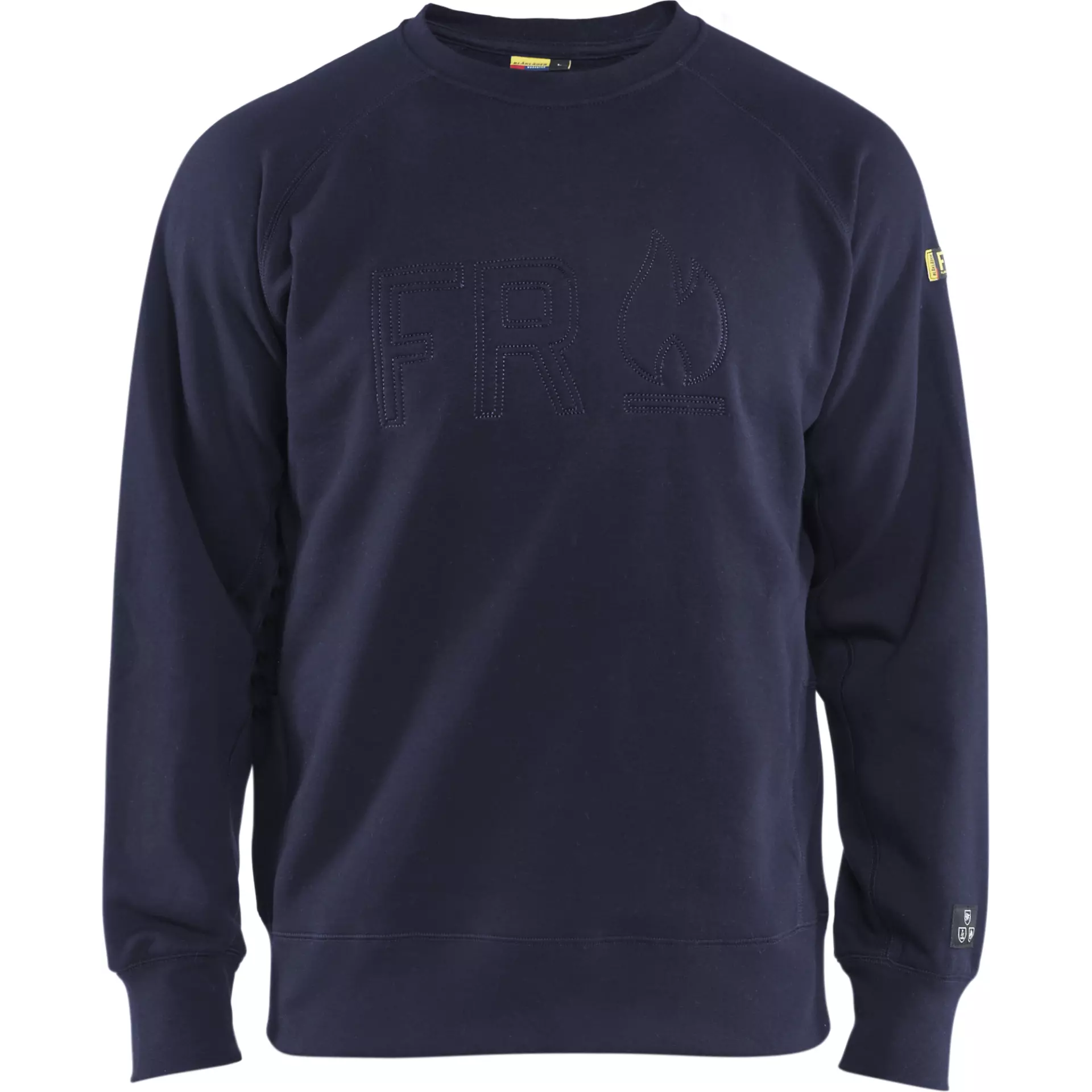 Blåkläder 347717628900, Flame Resistant Sweatshirt, Navy Blue, image 1