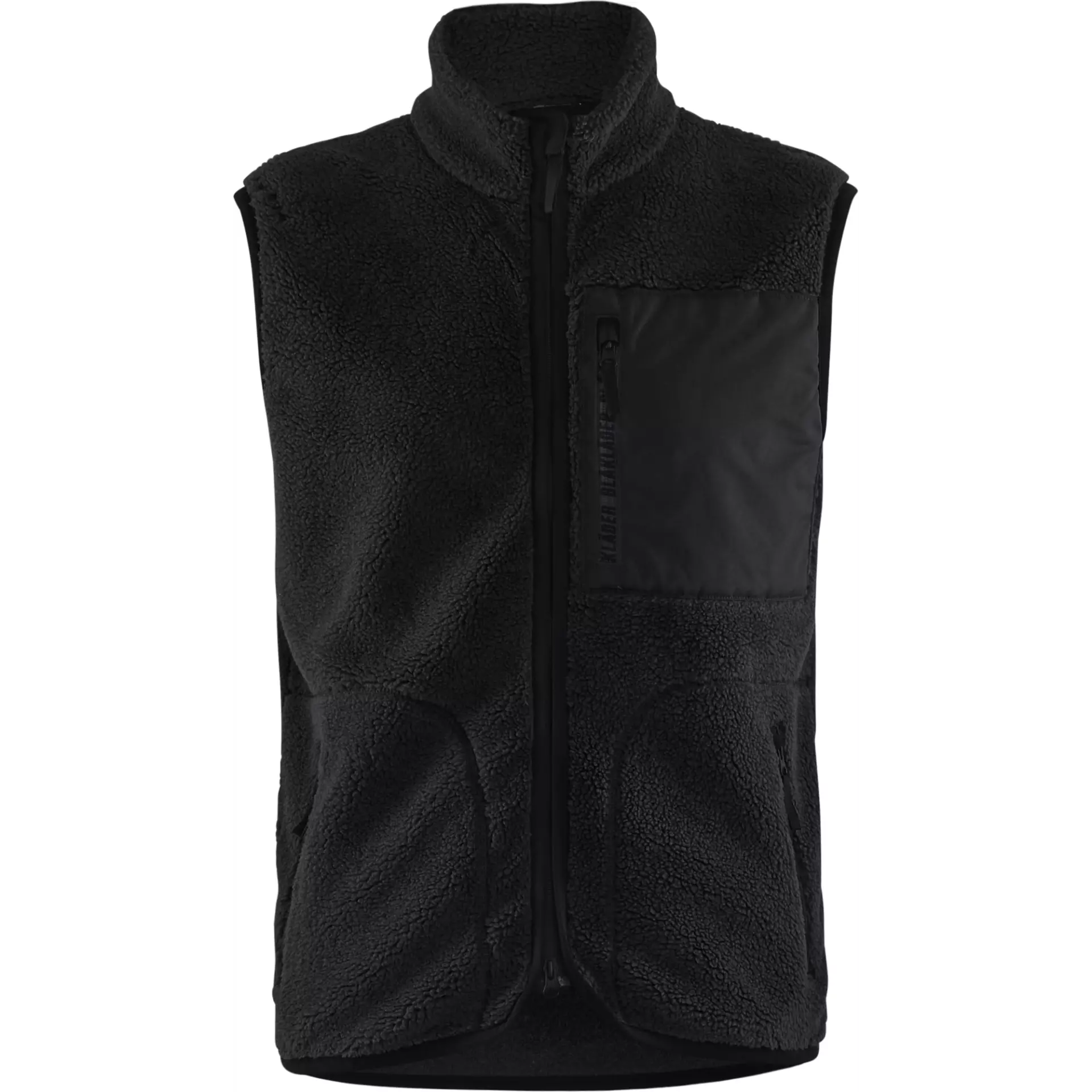 Blaklader 382029559900, Pile Vest, Black