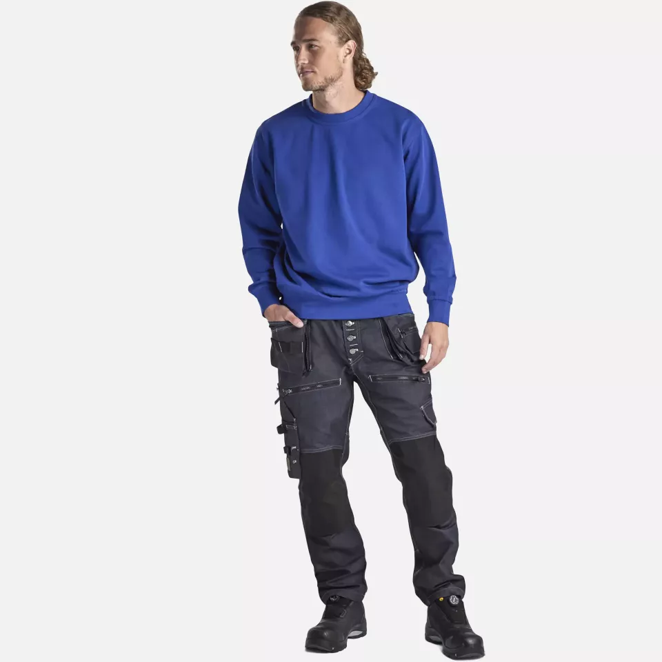 Blaklader 334011588500, Pullover, Kornblau, image 5, gallery thumbnail