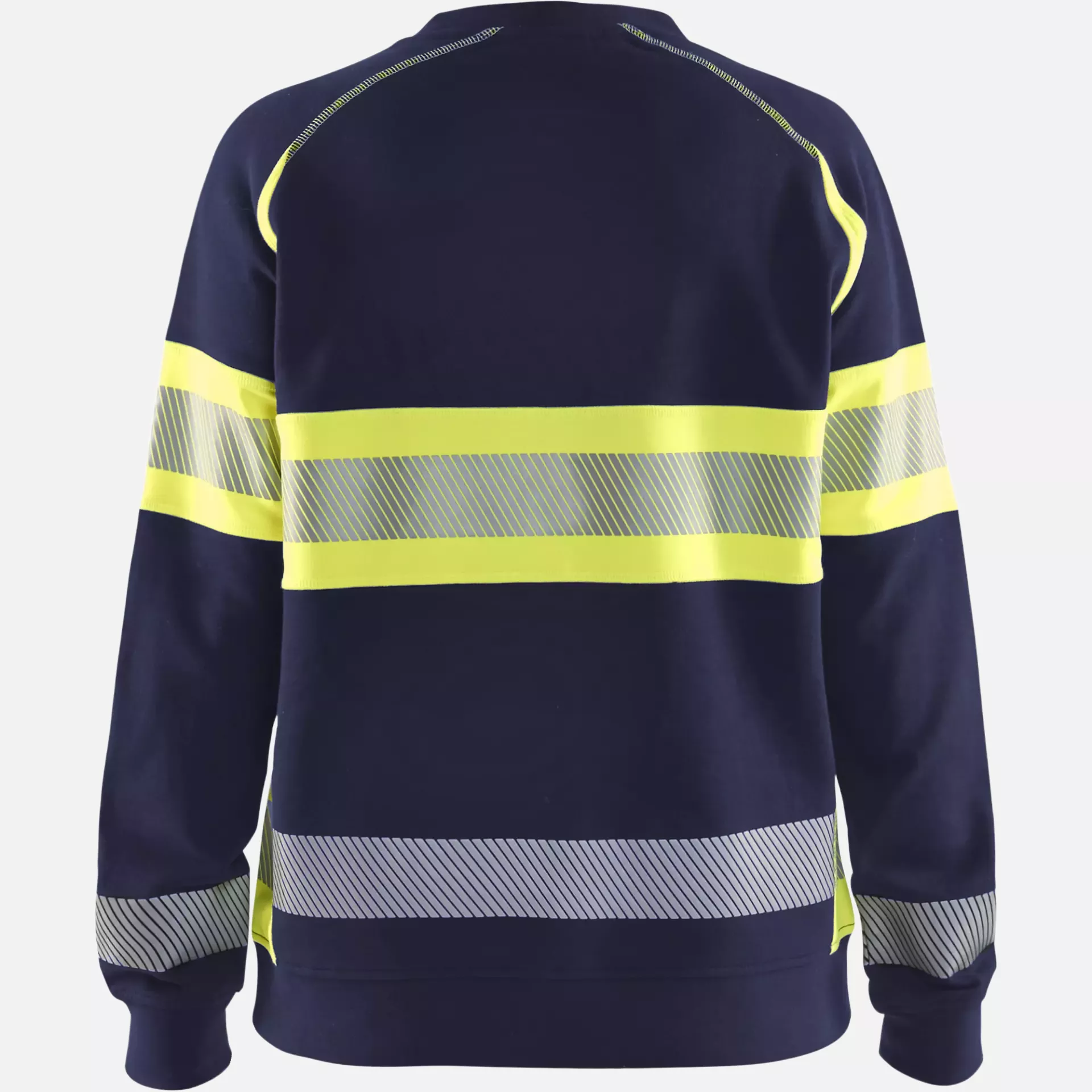 Blaklader 340911588933, High Vis Ladies Sweatshirt, Navy Blue/ Yellow, image 4