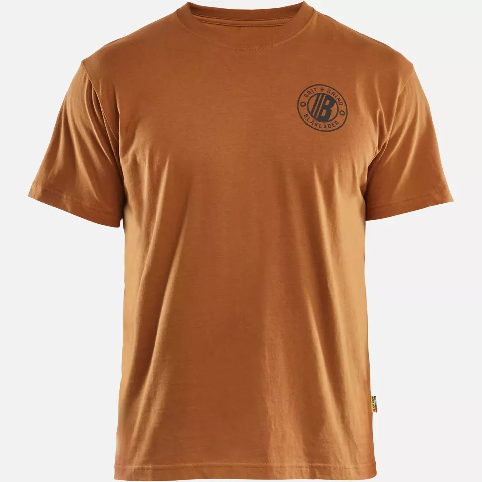 Blaklader 942010424000, Grit Flag T-Shirt, Rust, image 1, gallery thumbnail