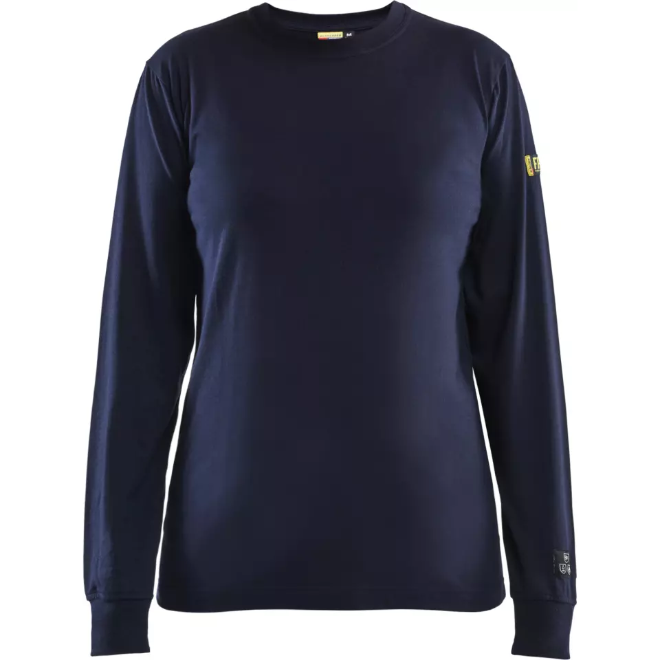 Blaklader 346717378900, Women's Flame Resistant Long Sleeve Shirt, Navy