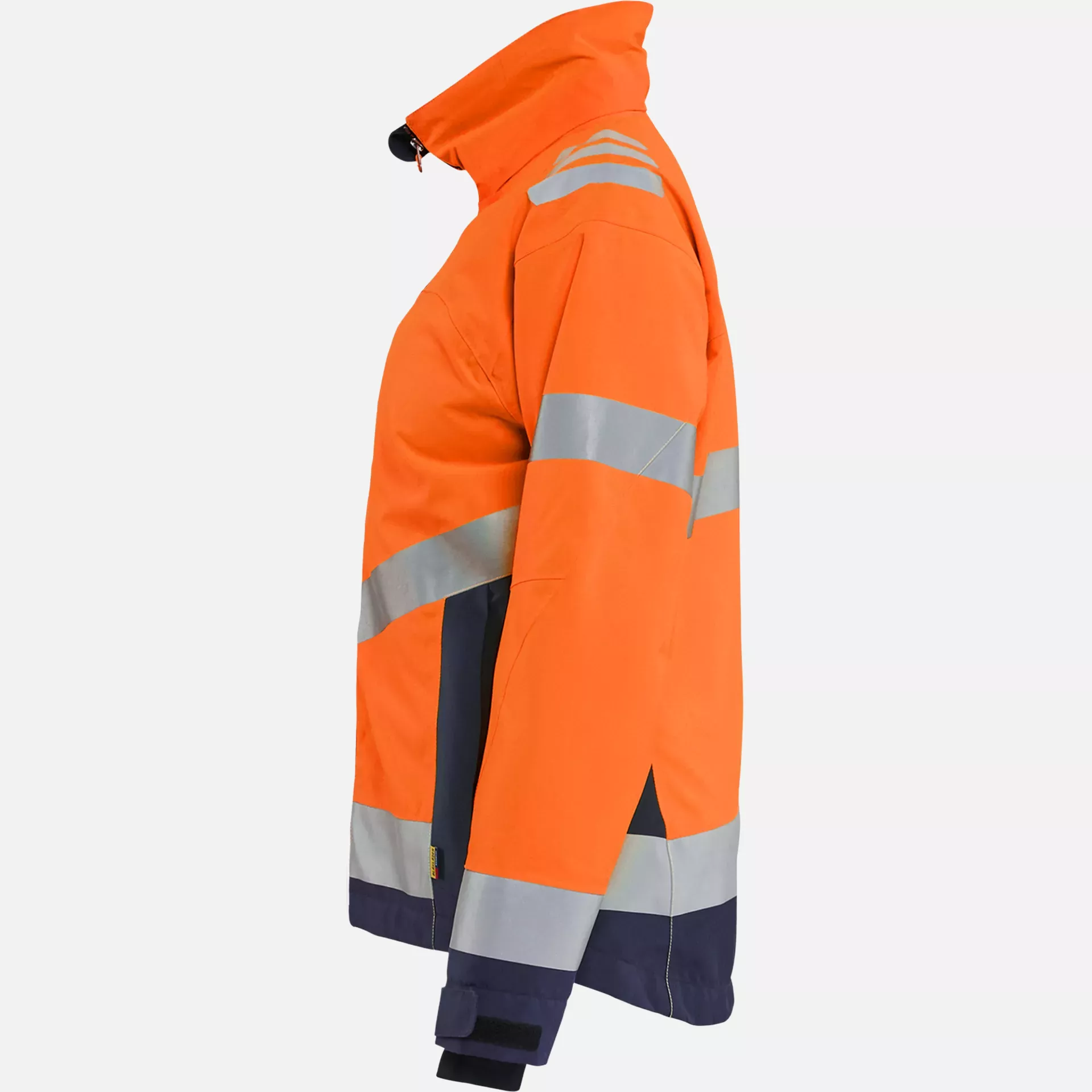 Blaklader 476219775389, Ladies High Vis Winter Jacket Lightly Lined, High Vis Orange/Navy Blue, image 3