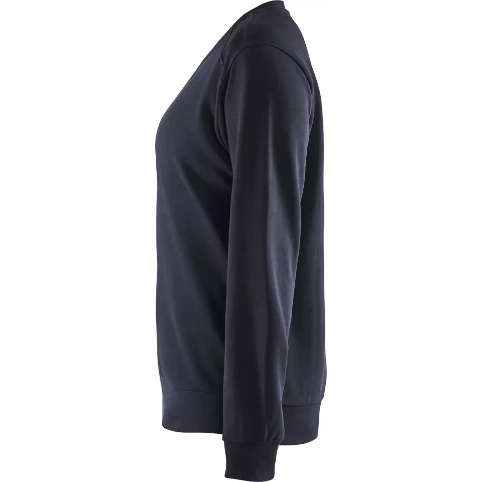 Blåkläder 340811588699, Ladies Sweatshirt, Dark Navy/Black, image 3, gallery thumbnail