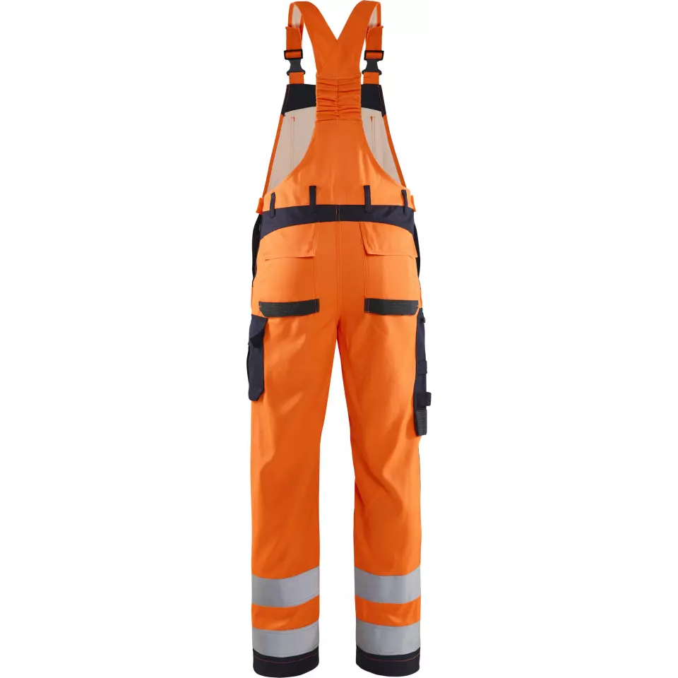 Blaklader 288915135389, Multinorm Latzhose, Orange/Marineblau, image 4, gallery thumbnail