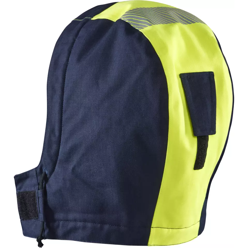 Blåkläder 216715348933, Multinorm Winter Hood, Navy Blue/Yellow, image 2, gallery thumbnail