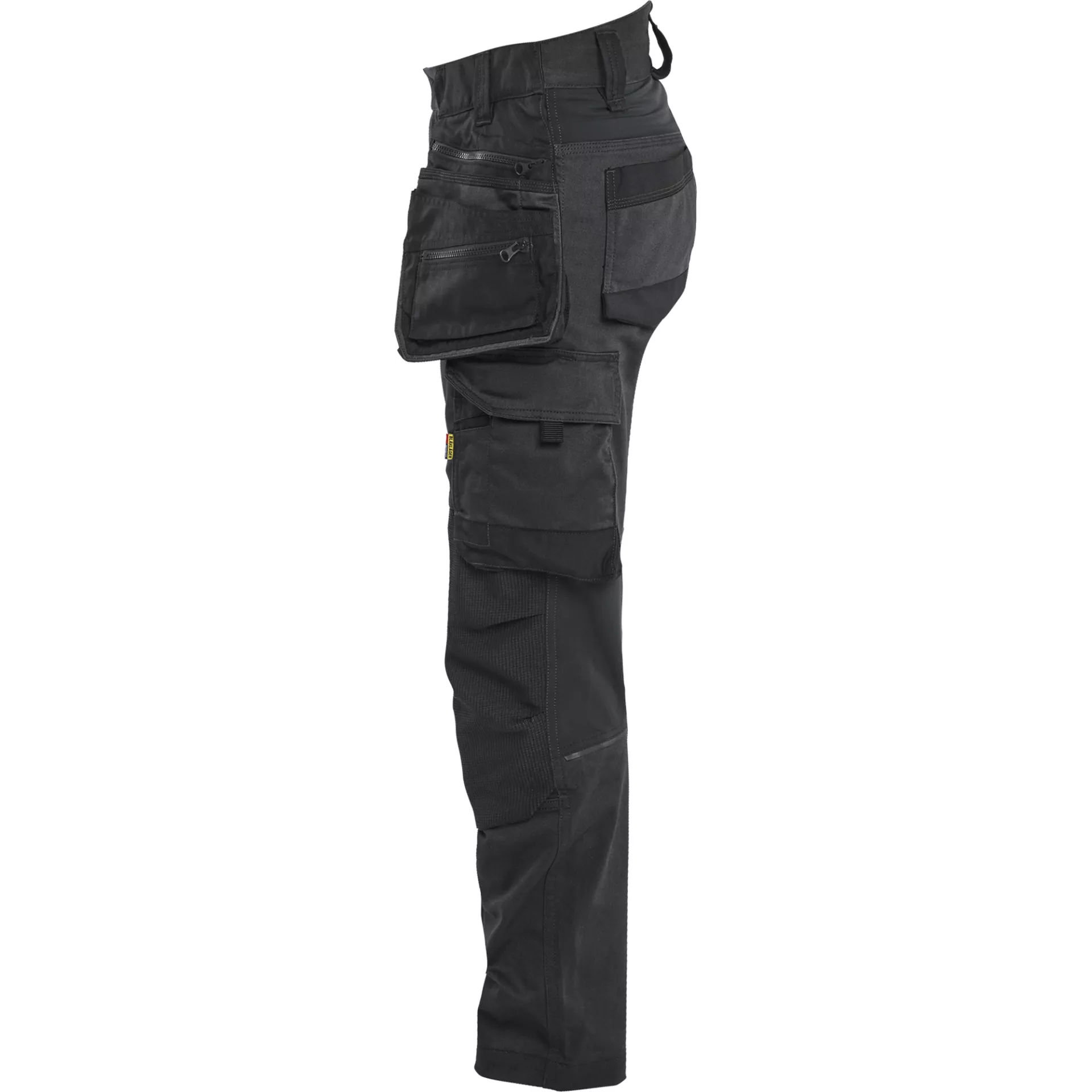 Blaklader 717011499999, STRIKER Ladies Stretch Craftsman Work Trousers, Black/Black, image 2