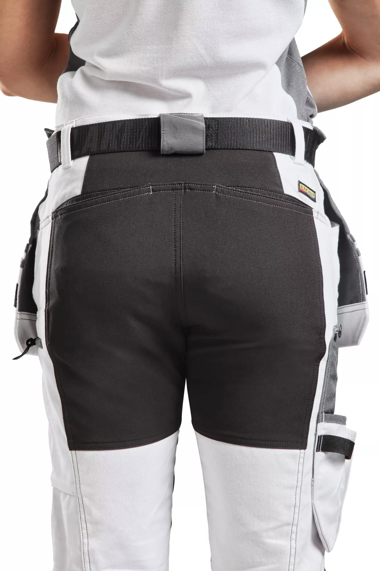Blåkläder 791010001099, Women's Painter's Trousers with Stretch Panels, White/Black, image 7