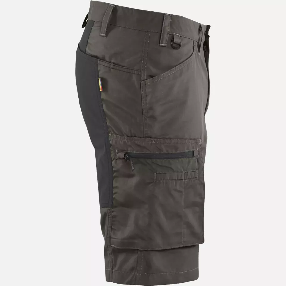 Blaklader 144918454599, Shorts Stretch, Dunkel Olivgrün/Schwarz, image 2, gallery thumbnail
