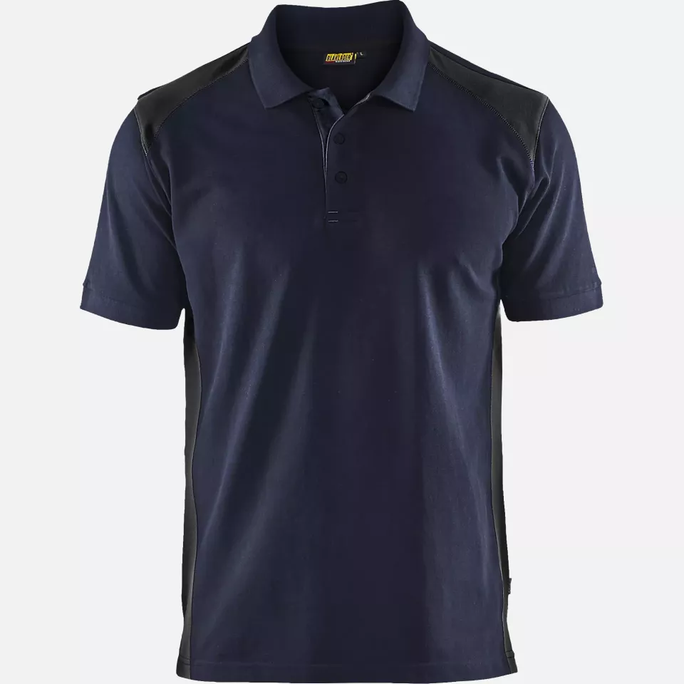 Blaklader 332410508699, Polo Shirt, Dark Navy/Black, image 1, gallery thumbnail