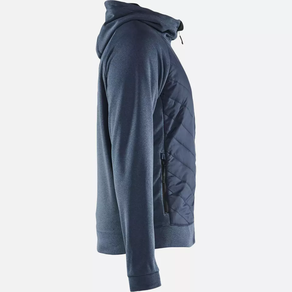 Blaklader 346325338286, Hybrid Sweatshirt, Dove Blue/Dark Navy, image 2, gallery thumbnail