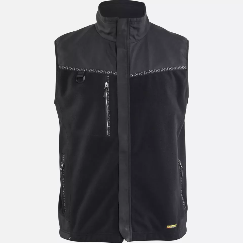 Blaklader 385525249900, Windproof Fleece Vest, Black, image 1, gallery thumbnail