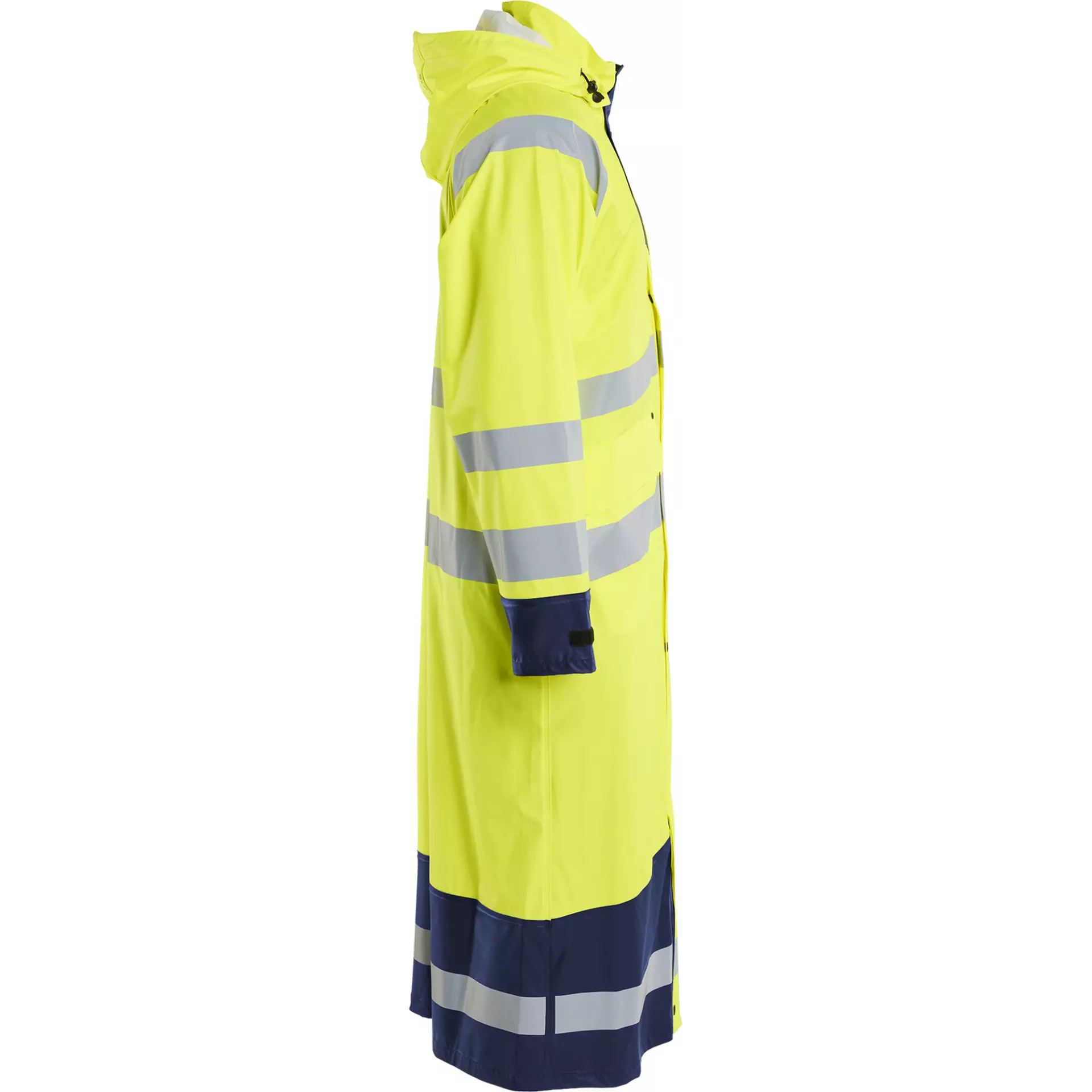 Blaklader 432520003389, High Vis Raincoat, Yellow/Navy, image 2
