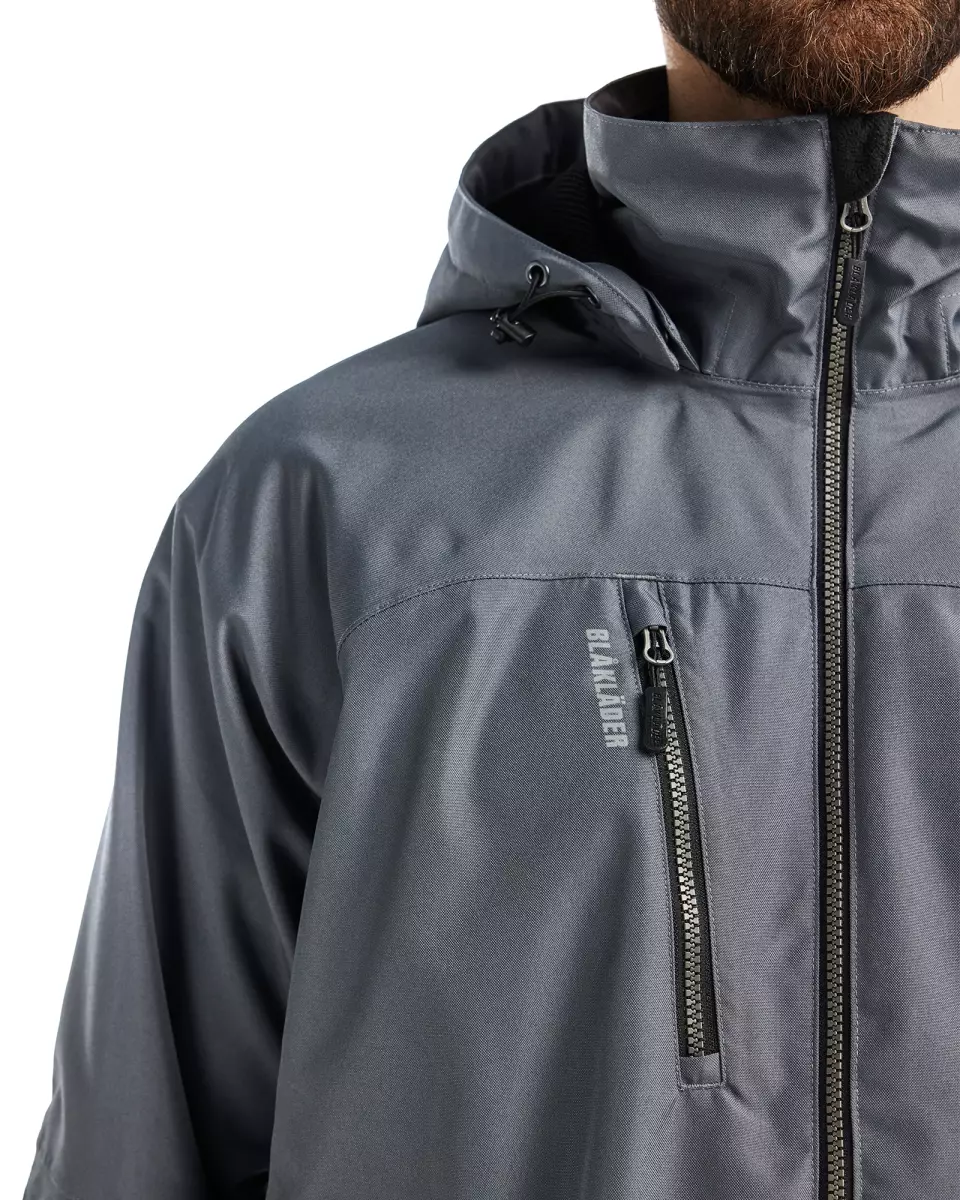 Blaklader 489019779699, Lined Lightweight Winter Jacket, Medium Grey/Black, image 7, gallery thumbnail