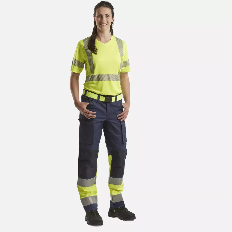 Blaklader 333610133300, High Vis Women's UV Protection T-Shirt, Yellow, image 5, gallery thumbnail