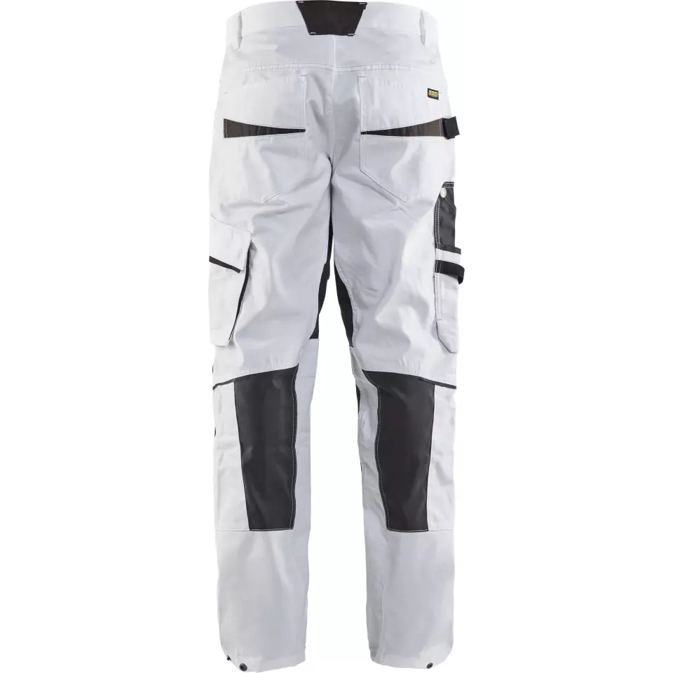 Blaklader 109513301098, Stretch Painters Trousers, White/Dark Grey, image 4, gallery thumbnail