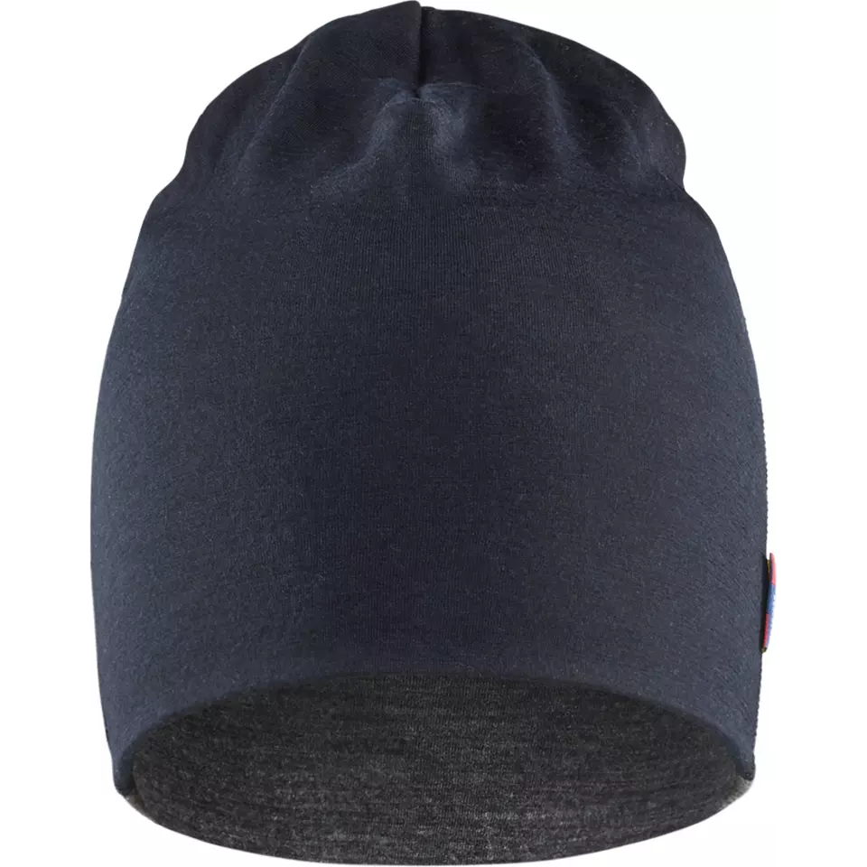 Blåkläder 203517349699, Merino Wool Beanie, Medium Grey/Black, image 1, gallery thumbnail