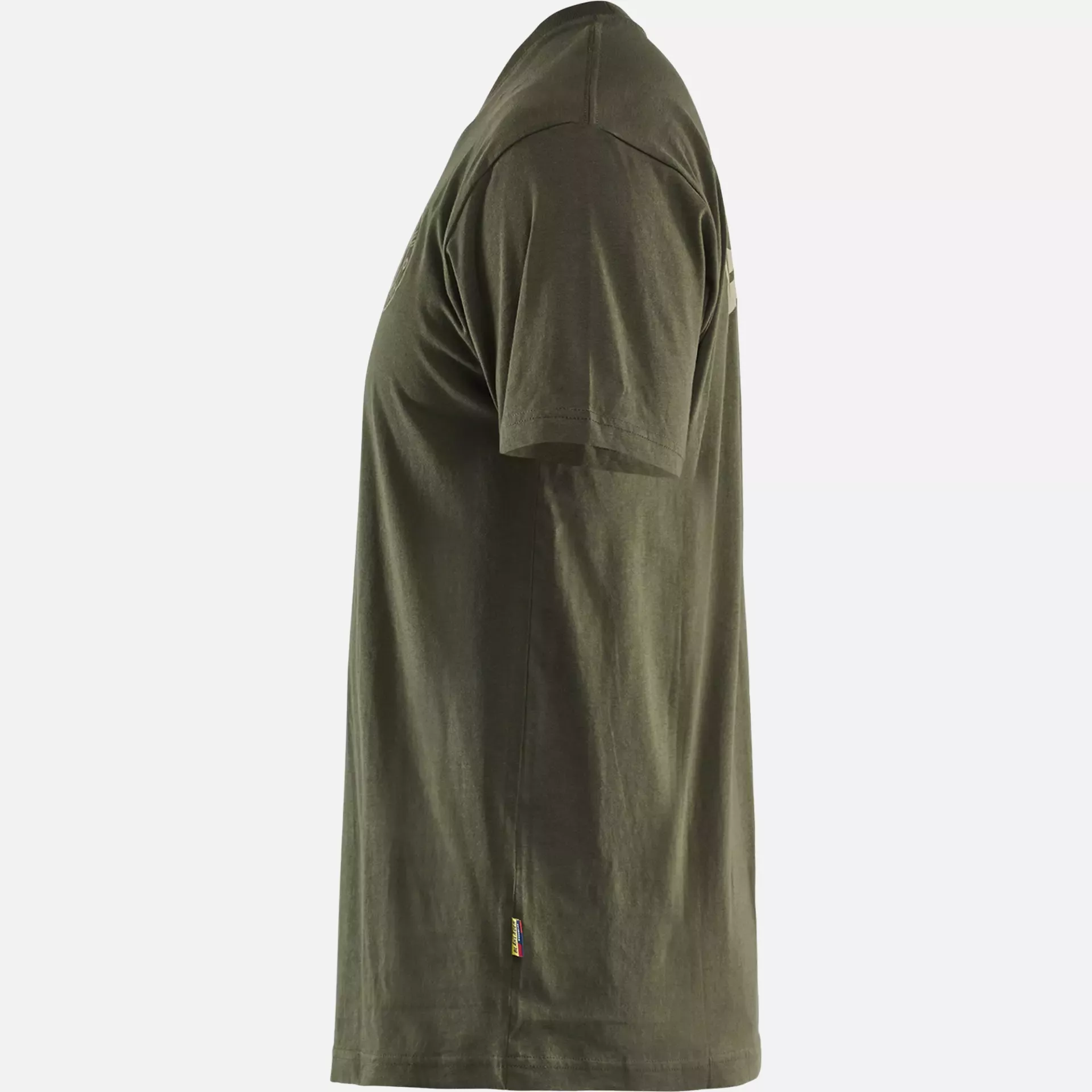 Blaklader 942010424209, Grit Flag T-Shirt, Forest Green, image 3