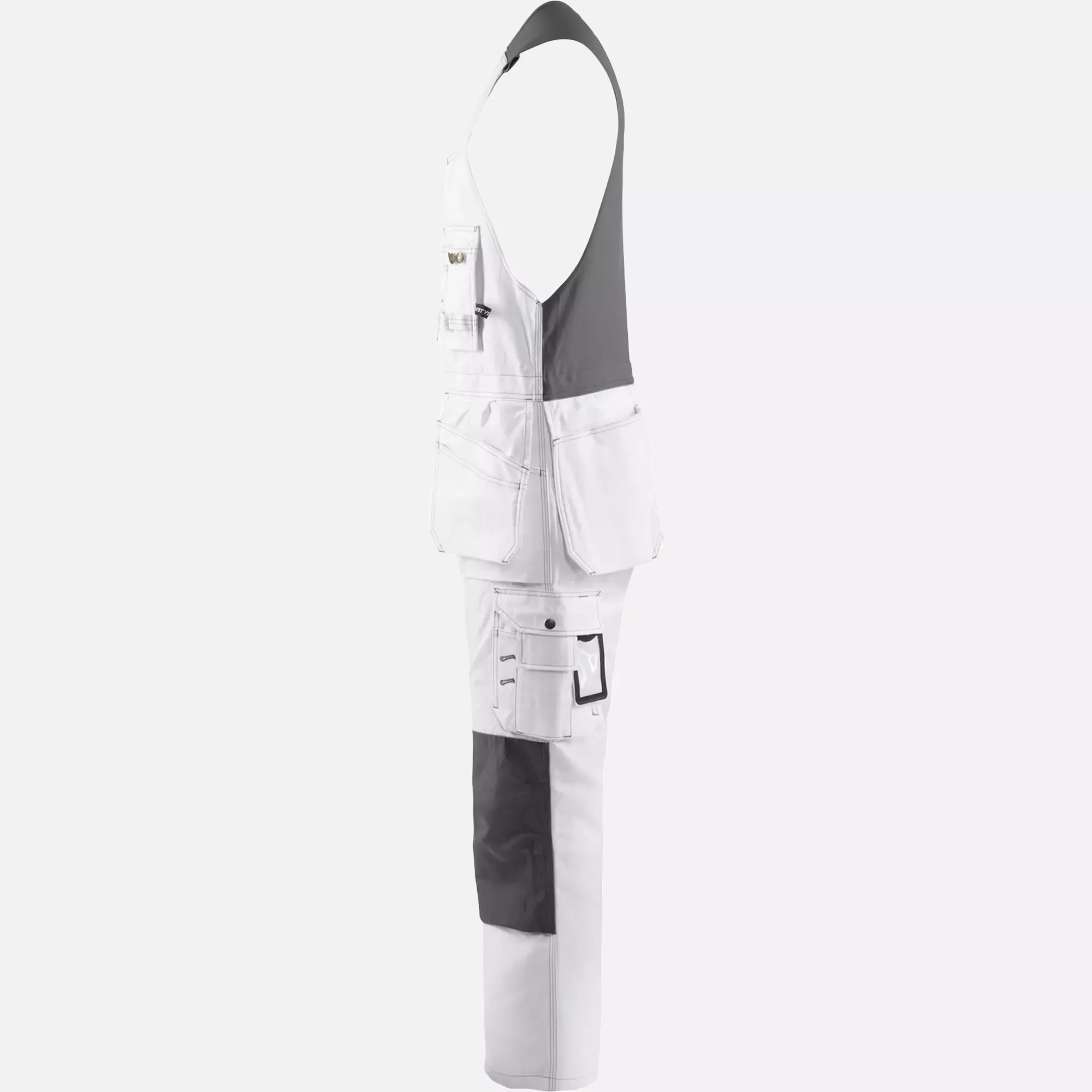 Blaklader 253212101098, Bib and Brace, White/Dark Grey, image 3
