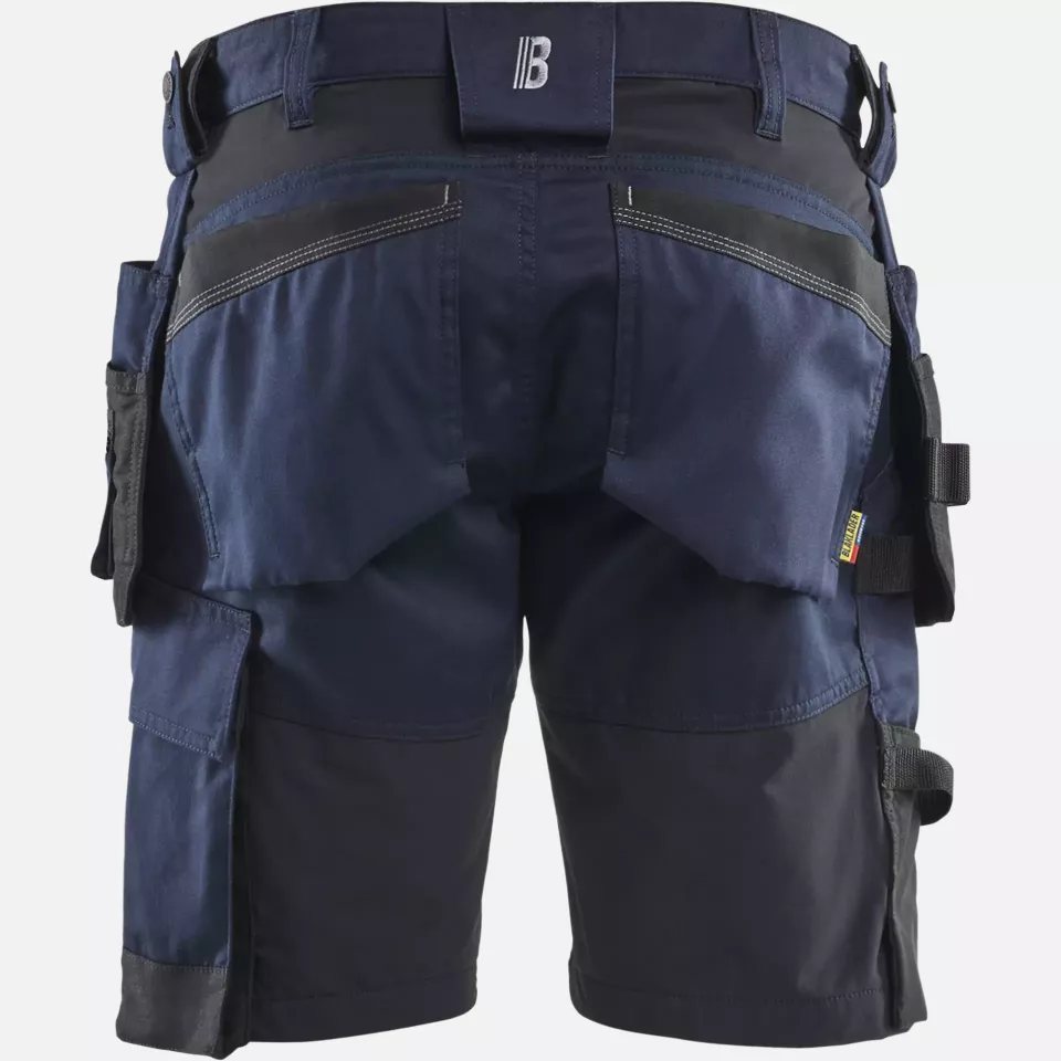 Blaklader 175218328600, Stretch Craftsman Shorts, Dark Navy, image 4, gallery thumbnail