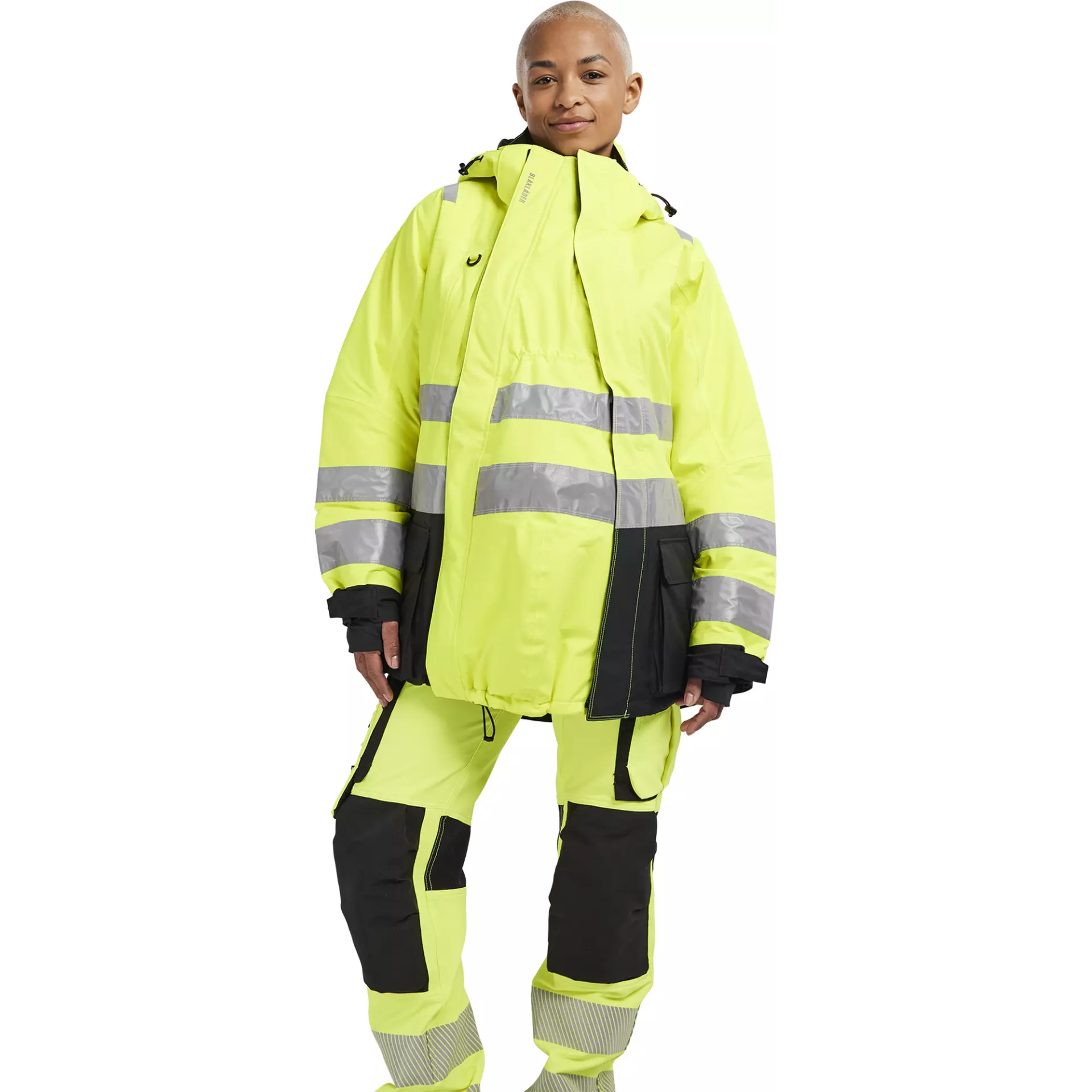 Blåkläder 217219873300, High Vis Umstands-Jackenerweiterung, Gelb, image 2